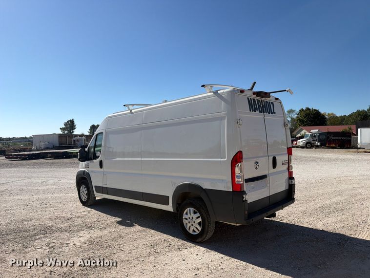 image for item FN2652 2018 RAM Promaster 2500 delivery van