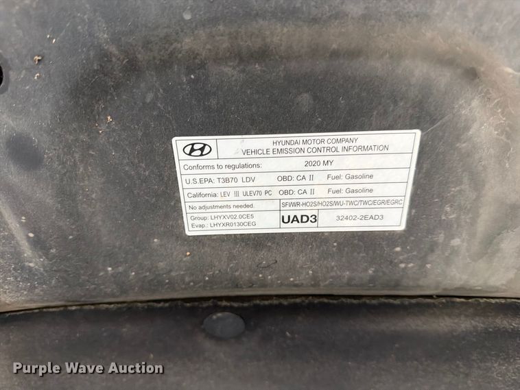 image for item FN2663 2020 Hyundai Elantra 