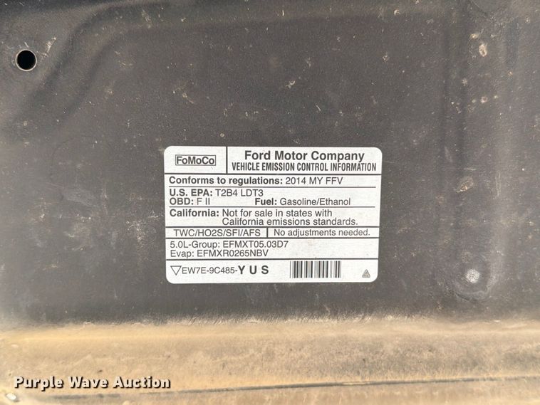 image for item FN5899 2014 Ford F150 Crew Cab pickup truck