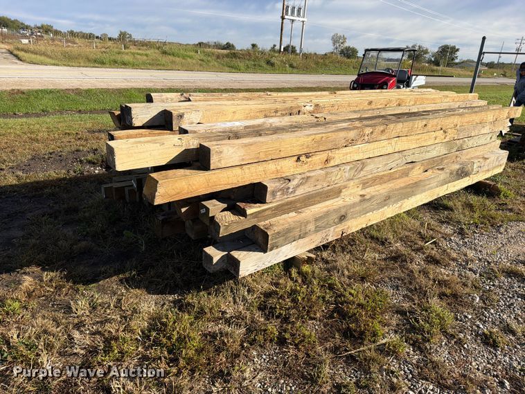 image for item FN5940 Approx. 71 5' x 5' wood beams