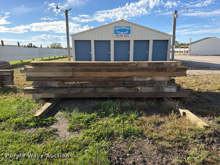 image for item FN5940 Approx. 71 5' x 5' wood beams