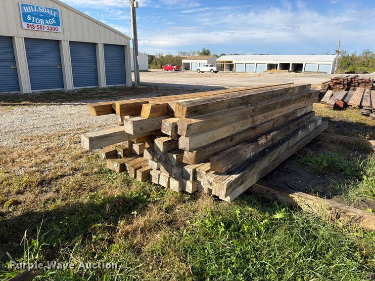 image for item FN5940 Approx. 71 5' x 5' wood beams