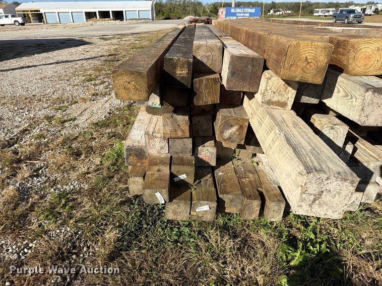 image for item FN5940 Approx. 71 5' x 5' wood beams