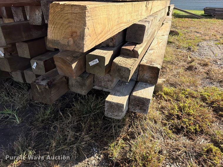 image for item FN5940 Approx. 71 5' x 5' wood beams