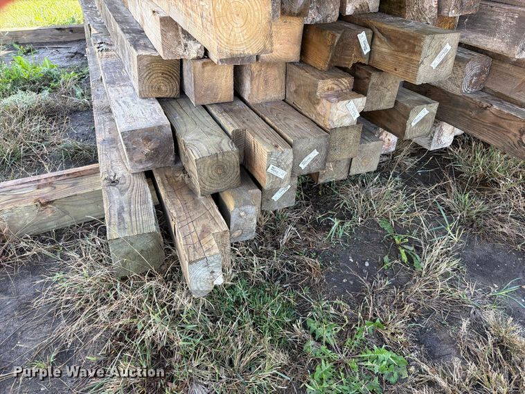 image for item FN5940 Approx. 71 5' x 5' wood beams