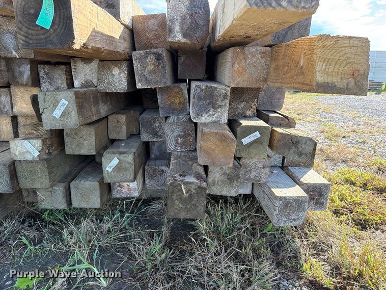 image for item FN5940 Approx. 71 5' x 5' wood beams