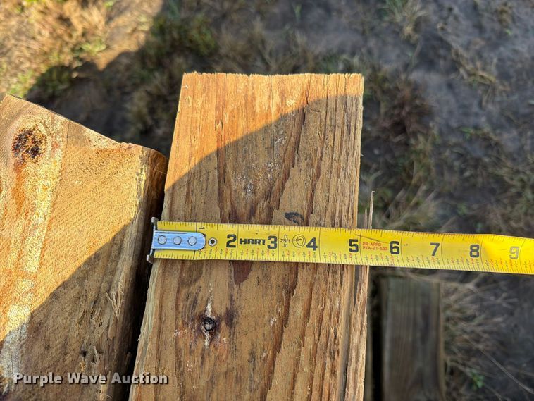 image for item FN5940 Approx. 71 5' x 5' wood beams