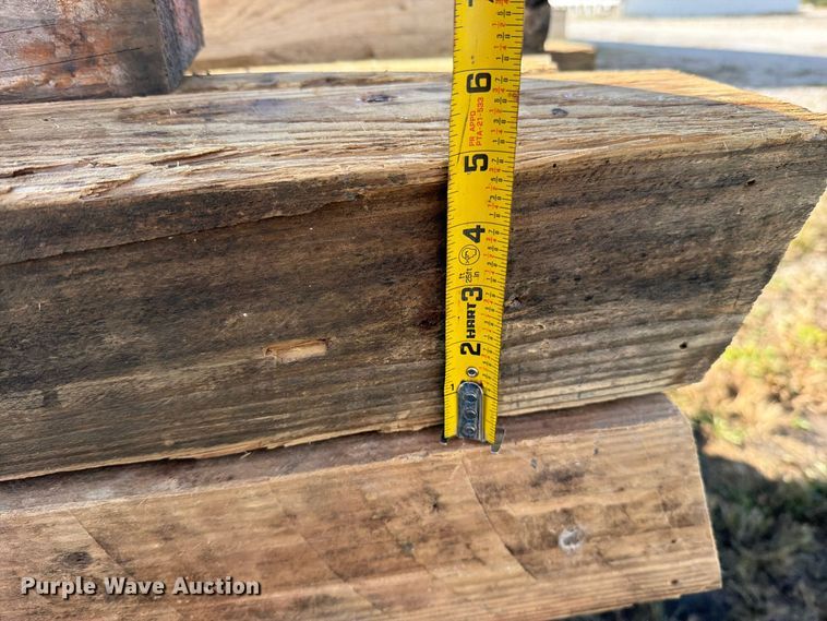 image for item FN5940 Approx. 71 5' x 5' wood beams
