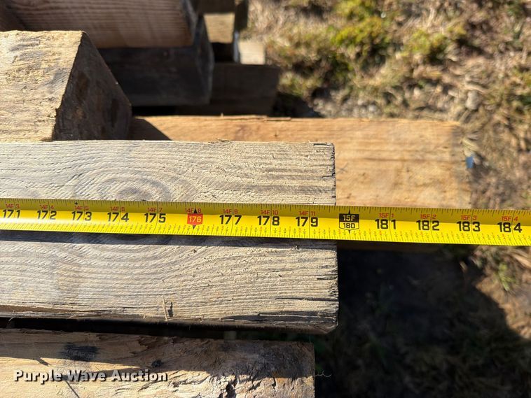 image for item FN5940 Approx. 71 5' x 5' wood beams