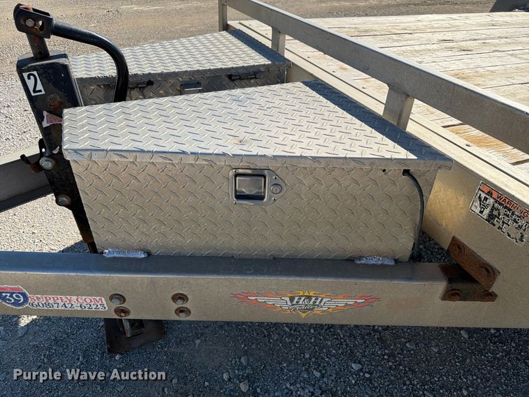 image for item FP3162 2021 H&H Trailer Co. H8220EXLA-140 utility trailer