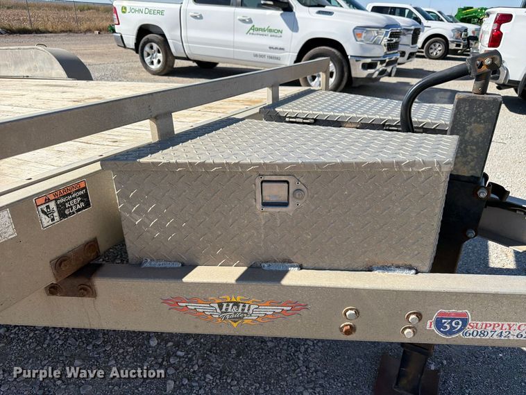 image for item FP3162 2021 H&H Trailer Co. H8220EXLA-140 utility trailer