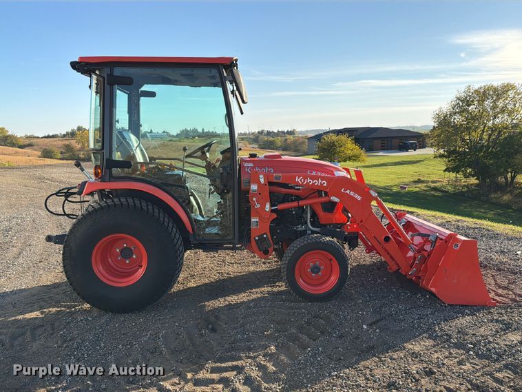 image for item FP3190 2021 Kubota LX3310 MFWD tractor
