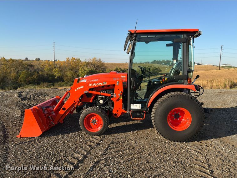 image for item FP3190 2021 Kubota LX3310 MFWD tractor