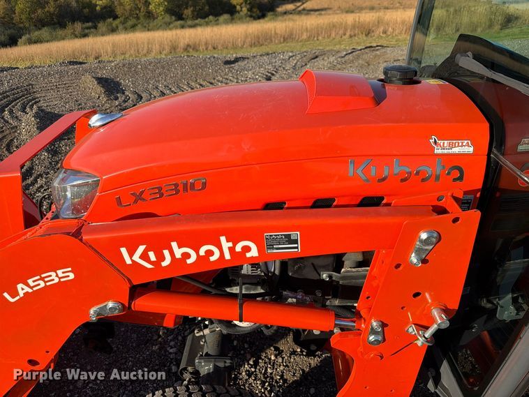 image for item FP3190 2021 Kubota LX3310 MFWD tractor