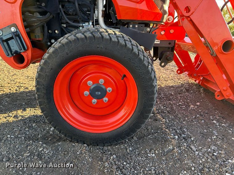 image for item FP3190 2021 Kubota LX3310 MFWD tractor