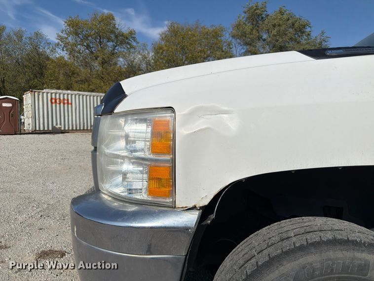 image for item FP3193 2013 Chevrolet Silverado 3500HD Ext. Cab utility bed pickup truck