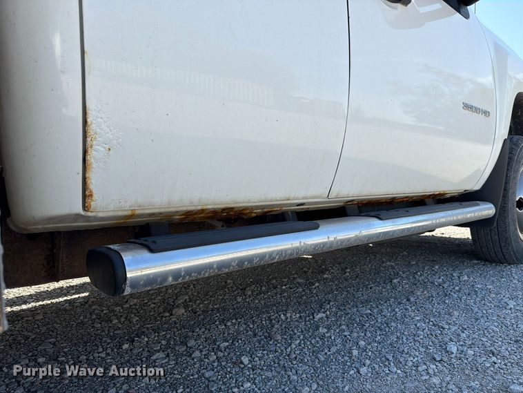 image for item FP3193 2013 Chevrolet Silverado 3500HD Ext. Cab utility bed pickup truck