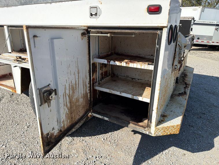 image for item FP3193 2013 Chevrolet Silverado 3500HD Ext. Cab utility bed pickup truck