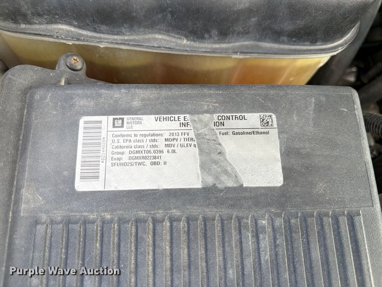 image for item FP3195 2013 Chevrolet Silverado 2500HD Ext. Cab pickup truck