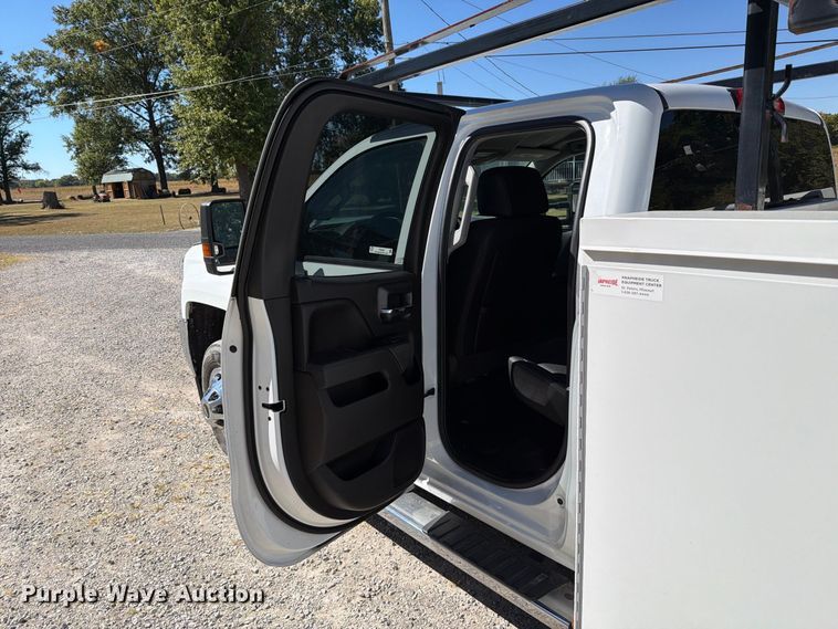 image for item FT6448 2017 Chevrolet Silverado 3500HD Crew Cab utility bed pickup truck