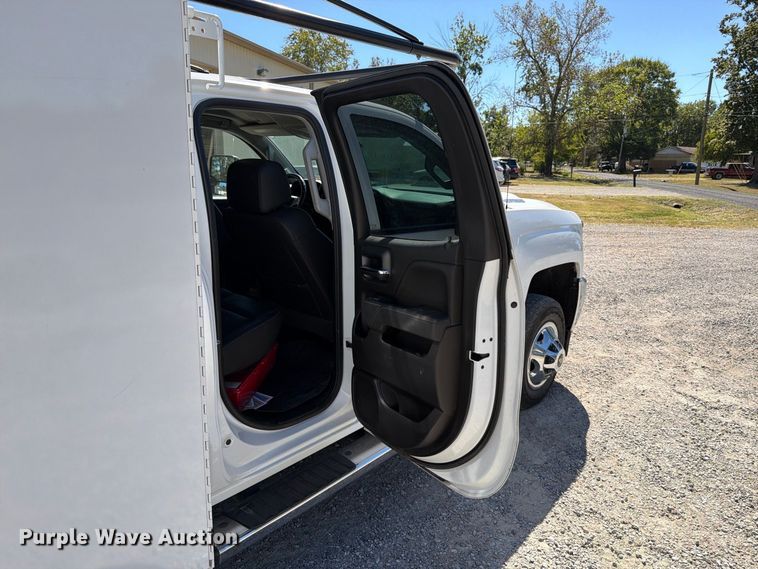 image for item FT6450 2018 Chevrolet Silverado 3500HD Crew Cab utility bed pickup truck
