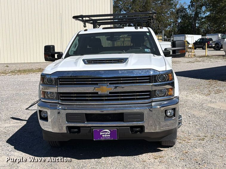 image for item FT6455 2017 Chevrolet Silverado 3500HD Crew Cab utility bed pickup truck