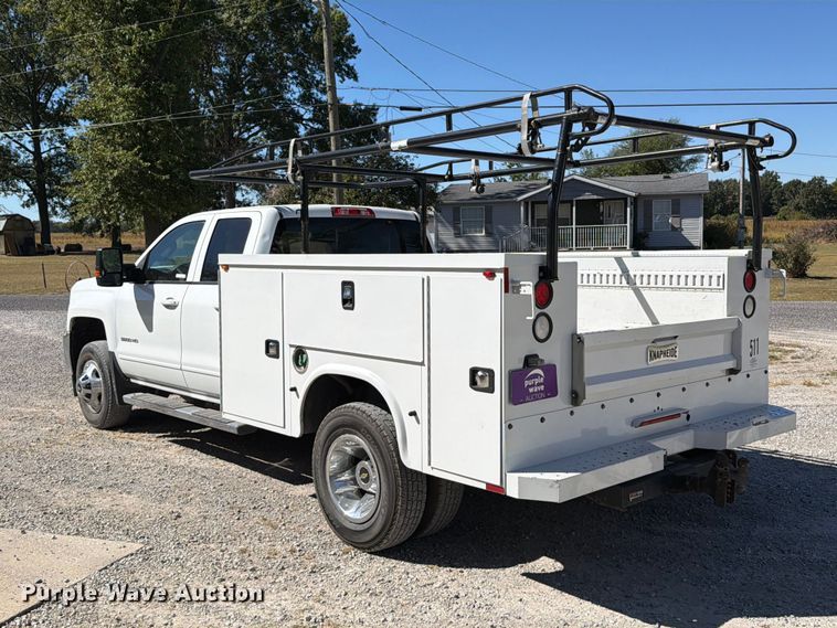 image for item FT6455 2017 Chevrolet Silverado 3500HD Crew Cab utility bed pickup truck