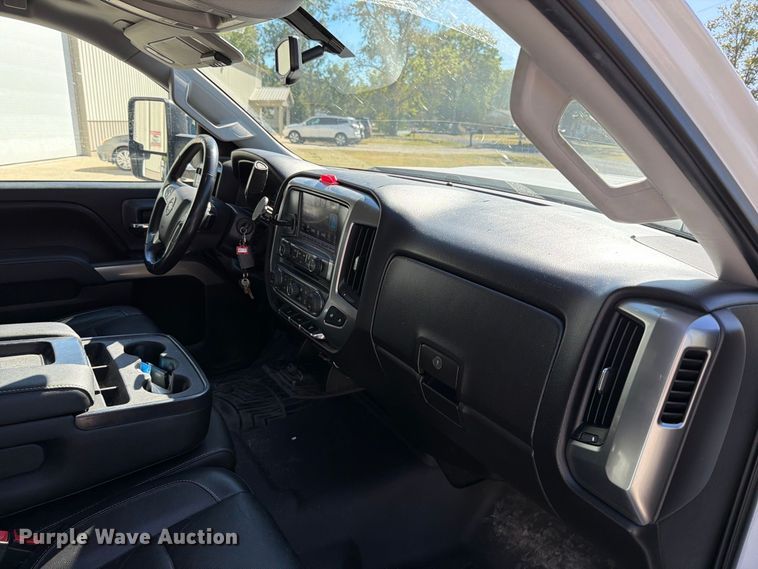 image for item FT6458 2017 Chevrolet Silverado 2500HD Crew Cab utility bed pickup truck