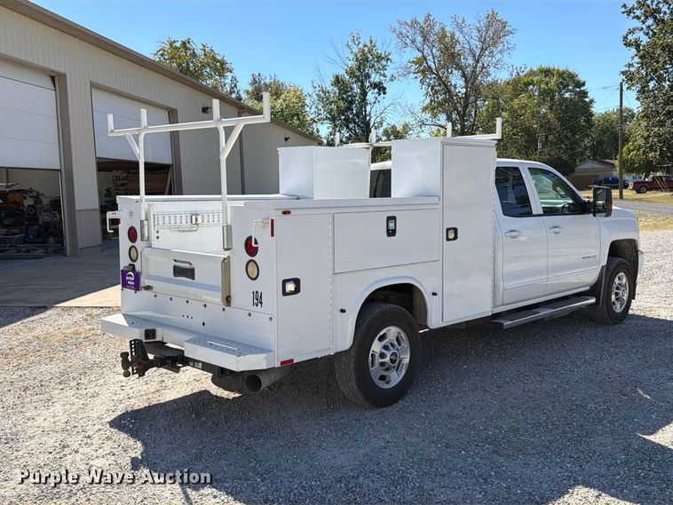 image for item FT6459 2017 Chevrolet Silverado 2500HD Crew Cab utility bed pickup truck