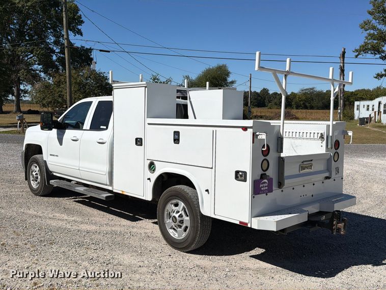 image for item FT6459 2017 Chevrolet Silverado 2500HD Crew Cab utility bed pickup truck