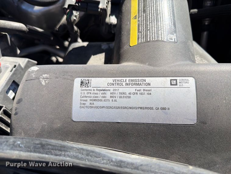 image for item FT6459 2017 Chevrolet Silverado 2500HD Crew Cab utility bed pickup truck