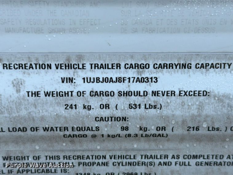 image for item FT6494 2015 Jayco Jay Flight SLX camper