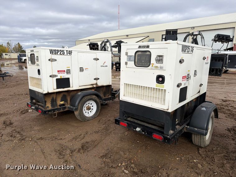 image for item FT6930 (2) 2023 Wanco WSP25 T4F light towers