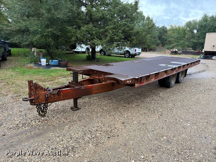 image for item FT6944 1978 Miller OTH tilt deck equipment trailer