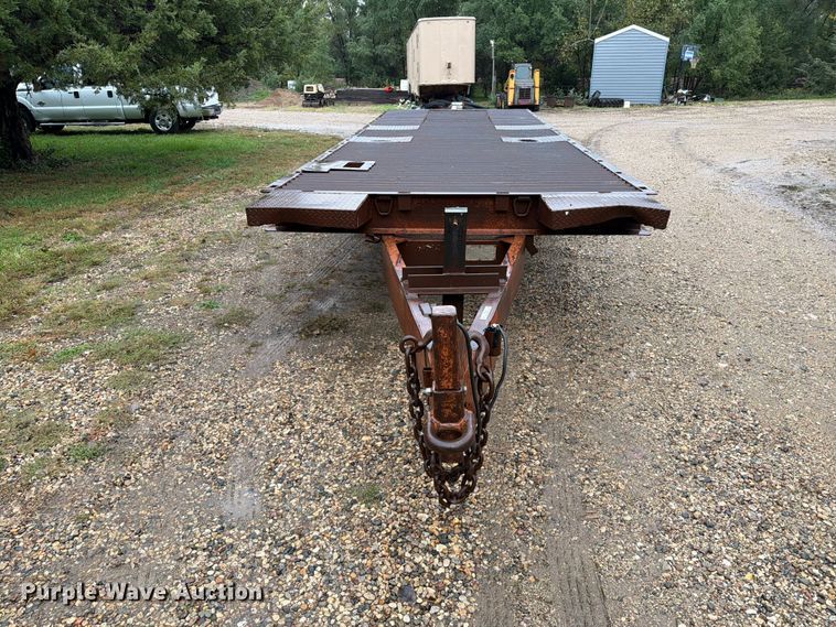 image for item FT6944 1978 Miller OTH tilt deck equipment trailer