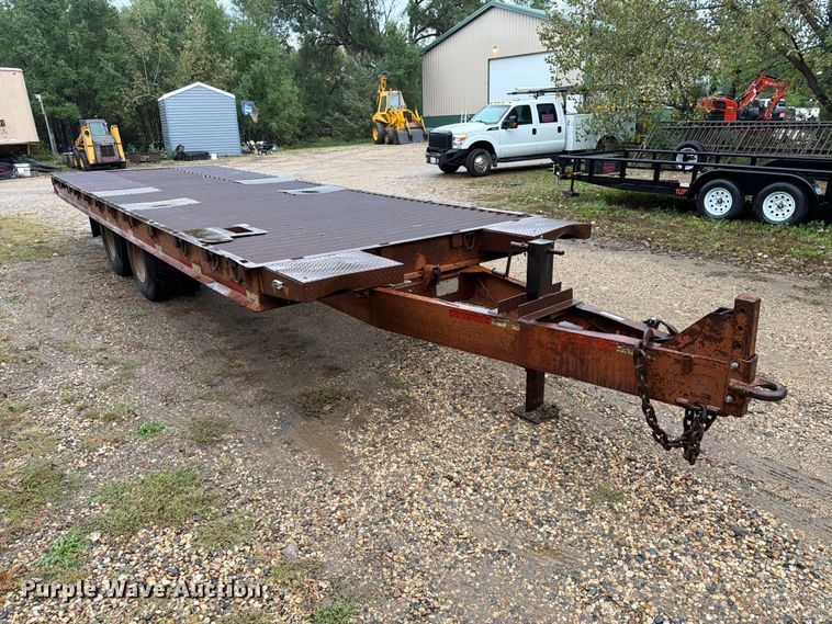 image for item FT6944 1978 Miller OTH tilt deck equipment trailer