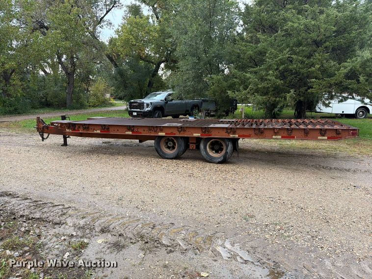image for item FT6944 1978 Miller OTH tilt deck equipment trailer