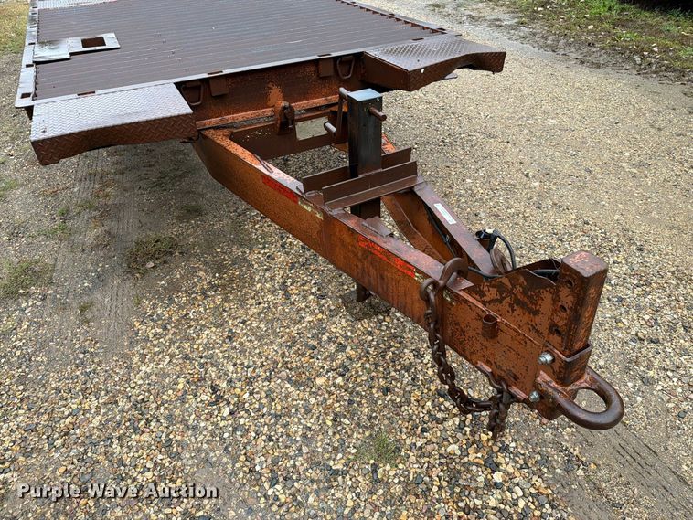image for item FT6944 1978 Miller OTH tilt deck equipment trailer