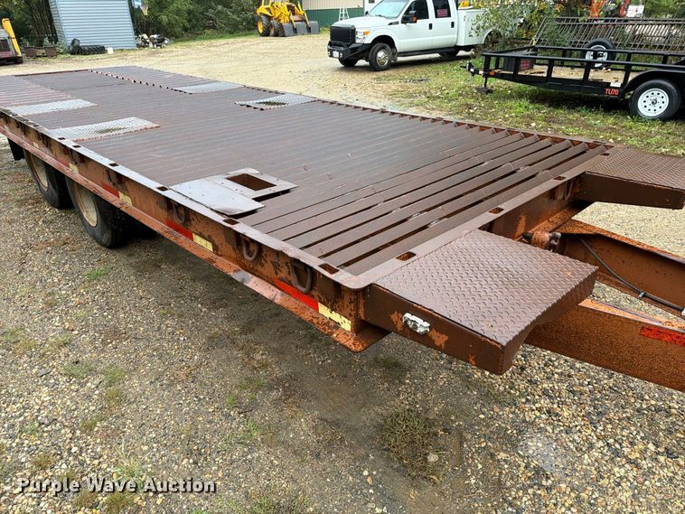 image for item FT6944 1978 Miller OTH tilt deck equipment trailer