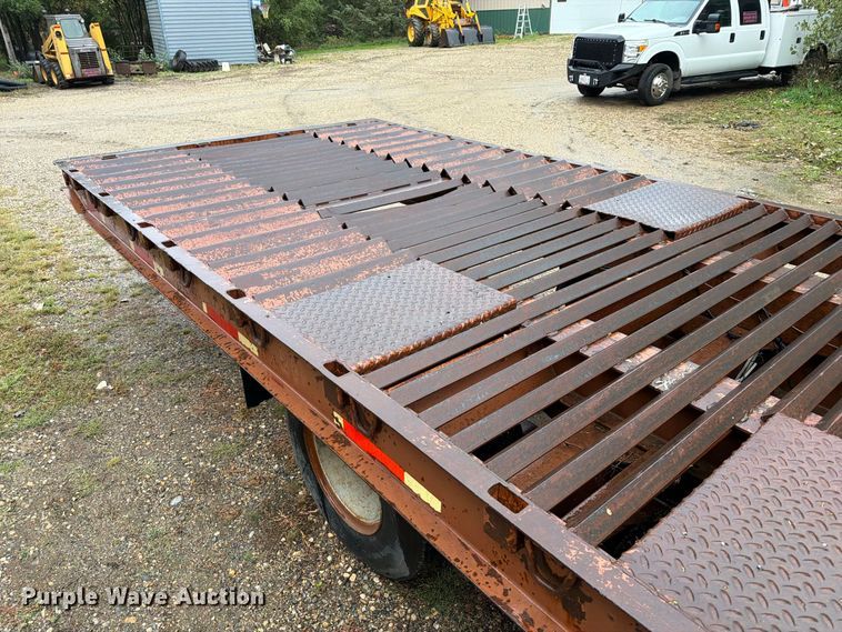 image for item FT6944 1978 Miller OTH tilt deck equipment trailer