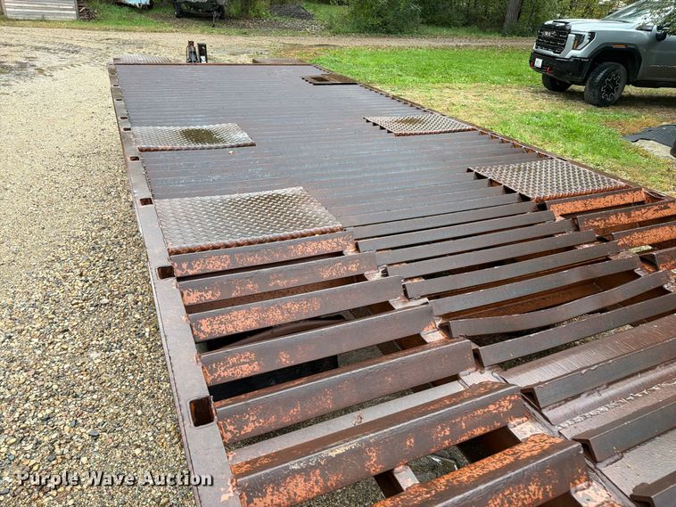 image for item FT6944 1978 Miller OTH tilt deck equipment trailer