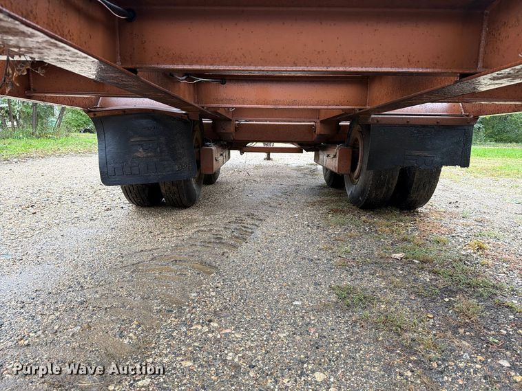 image for item FT6944 1978 Miller OTH tilt deck equipment trailer