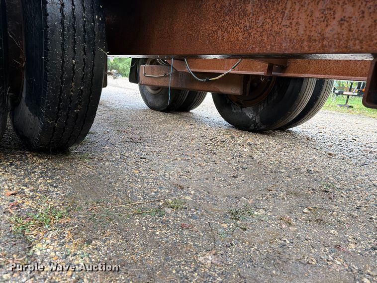 image for item FT6944 1978 Miller OTH tilt deck equipment trailer