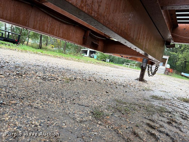 image for item FT6944 1978 Miller OTH tilt deck equipment trailer