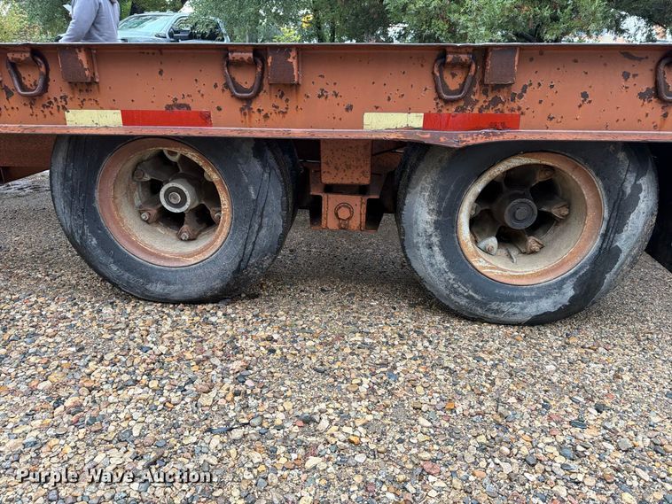 image for item FT6944 1978 Miller OTH tilt deck equipment trailer