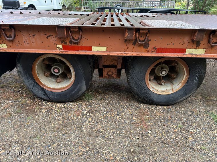 image for item FT6944 1978 Miller OTH tilt deck equipment trailer