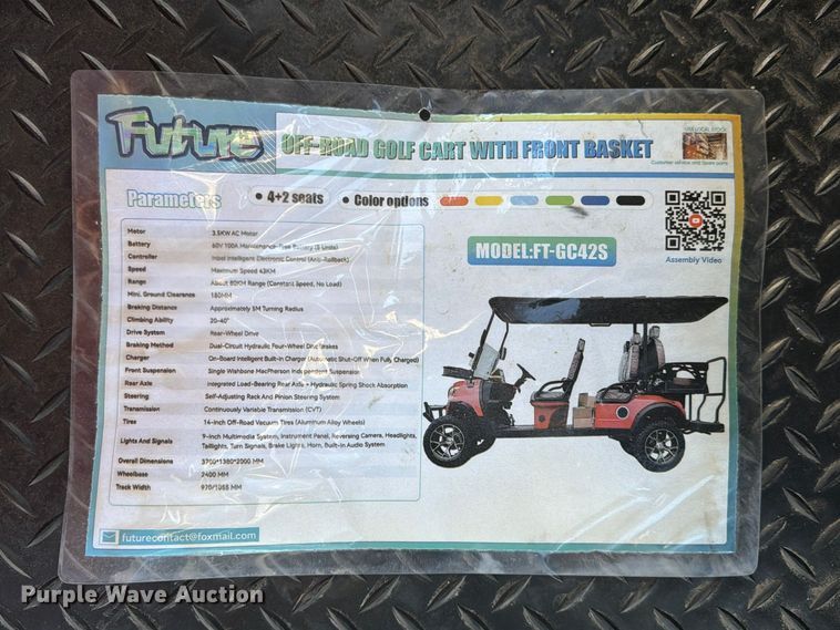 image for item FU0609 2026 Future GC42S golf cart