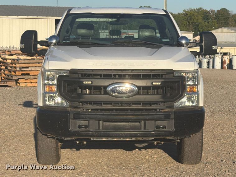 image for item FU1196 2020 Ford F250 Super Duty Ext. Cab utility bed pickup truck