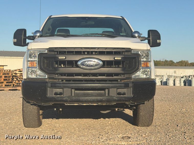 image for item FU1196 2020 Ford F250 Super Duty Ext. Cab utility bed pickup truck
