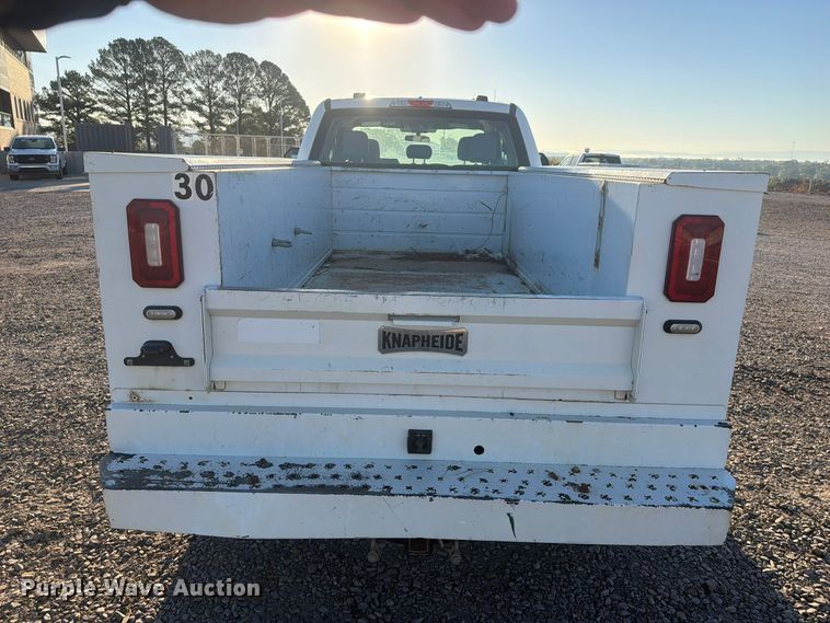 image for item FU1196 2020 Ford F250 Super Duty Ext. Cab utility bed pickup truck